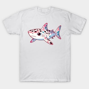 Kawaii Pink Leopard Shark T-Shirt